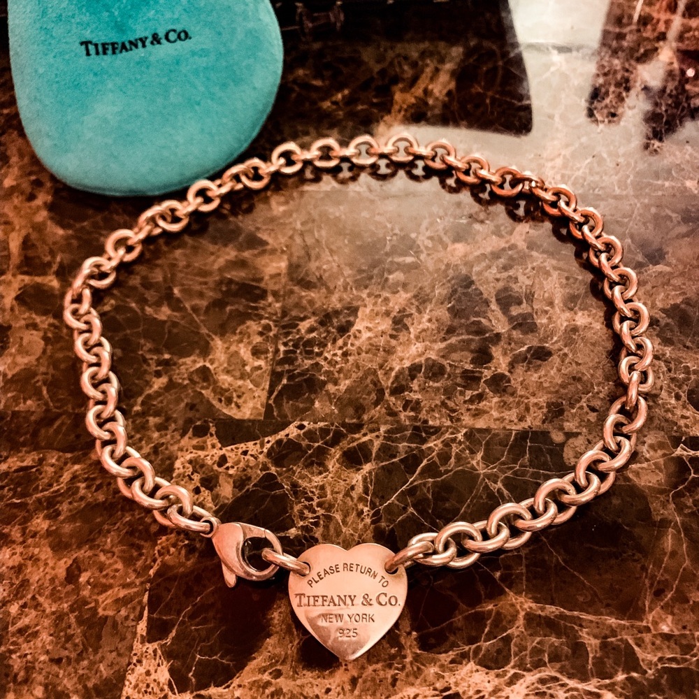 Tiffany and Co. Heart tag necklace